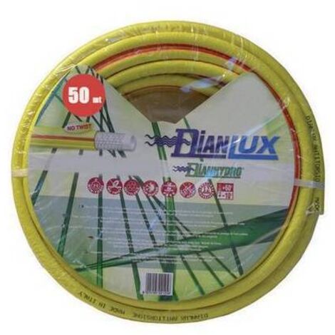 50 x tuyau d'arrosage jaune dianlux mt 50