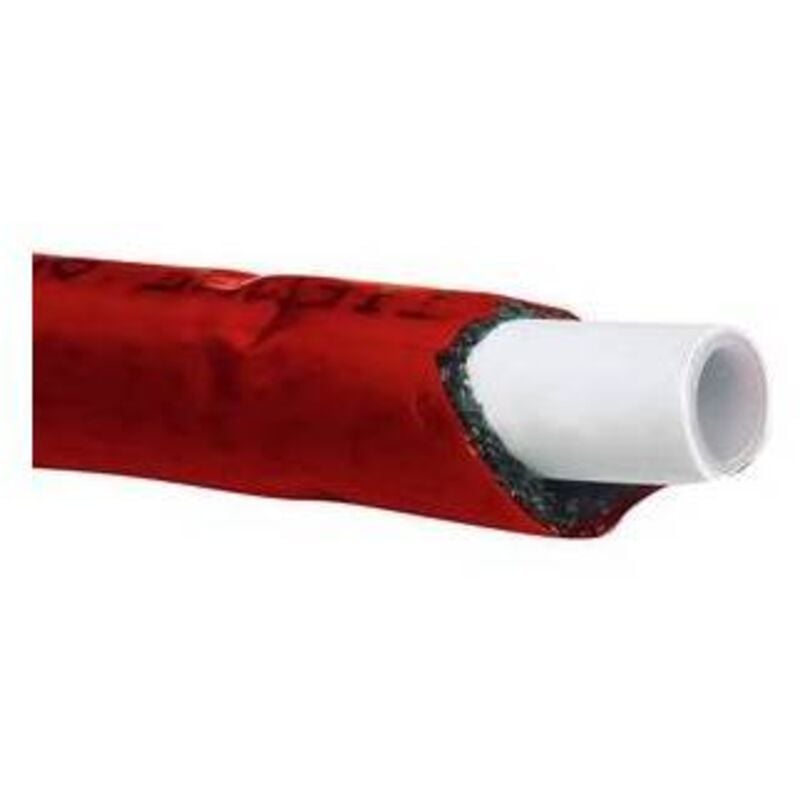 Tiemme - 50 x tuyau multicouche isolé rouge