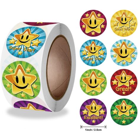 500 autocollants de dessins animés - stickers pour enfants
