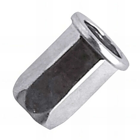 500 écrous à sertir hexagonal acier zingué TP, D. M 4 x 12.5 mm - HCD0430 - Scell-it