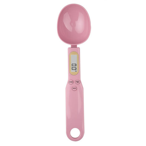 500 g / 0,1 g Mini-Digital-Küchenwaage mit LCD-Anzeige, elektrisches Messgerät, 1 Stück (rosa)