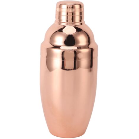 500 ml Cocktailshaker und Rührstab aus roségoldenem Edelstahl 304 für Bars und Partys