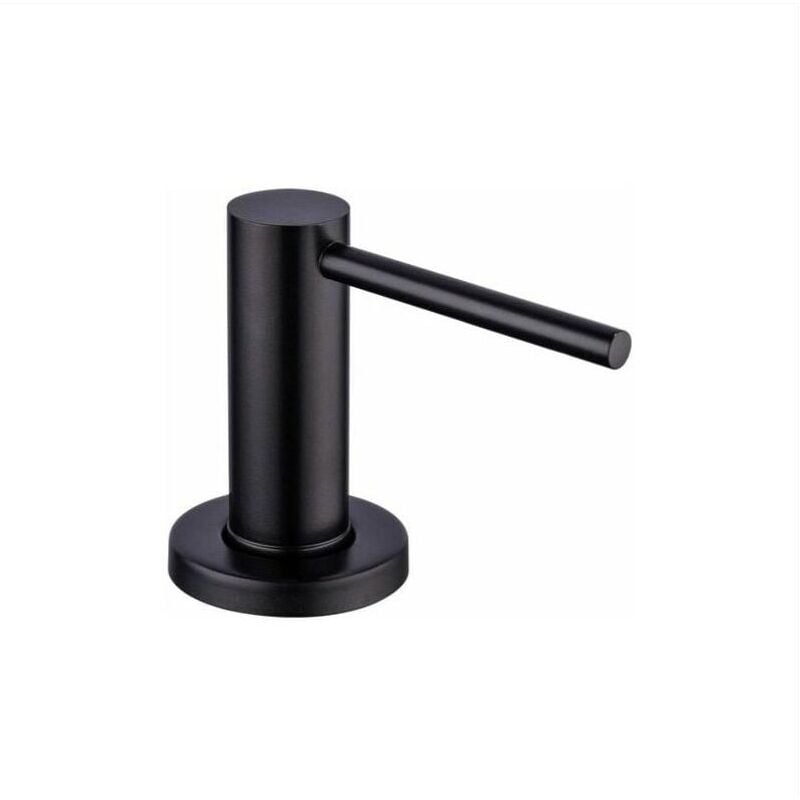 500 ml Distrubuteur de savon Noir Pompe à Savon pour Evier de cuisine