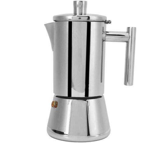 500-ml-Edelstahl-Wasserkocher für Induktionskochfelder – Polierte Kaffeekanne für 10 Tassen – Küchenutensil