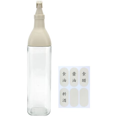 500-ml-Glasflasche mit Sprühkopf für Essig und Öl – ein praktisches Küchenutensil.