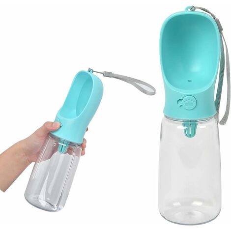 500 ml Hundeflasche, Haustier-Wasserspender, Outdoor-Haustierbecher, Haustier-Wasserflasche, tragbare Reise-Tränke für Hunde und Katzen