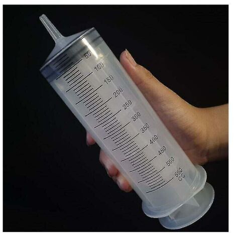 500-ml-Messspritze – Wiederverwendbare Pumpe + 1 m Tintenschlauch – Flüssigkeitstransfer – Werkstätten und Hobby-Bereiche – Handwerker und Profis