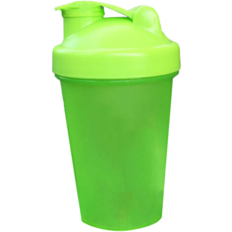 500-ml-Protein-Shaker mit Edelstahlkugel, PP-Mischflasche, grün