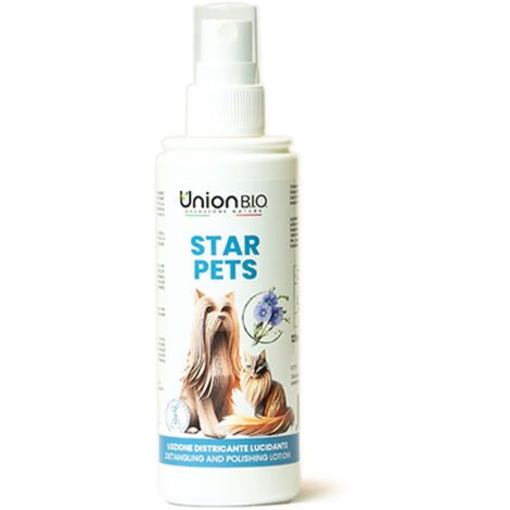 500 ml Star Pets: Star Pets lotion démêlante et lustrante pour chiens et chats, repousse la saleté et la poussière, parfum lavande
