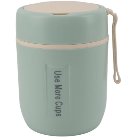 500-ml-Thermoskanne aus Edelstahl, auslaufsichere Isolierflasche für Schule, Camping und Reisen, Mintgrün
