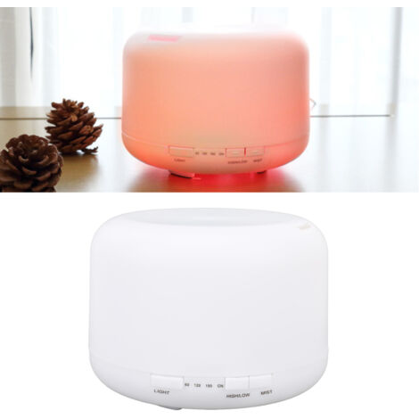 500-ml-Ultraschall-Aromatherapie-Diffusor mit 3-stufigem Timer, 7-farbiger RGB-LED und Fernbedienung für Wohn- und Schlafzimmer