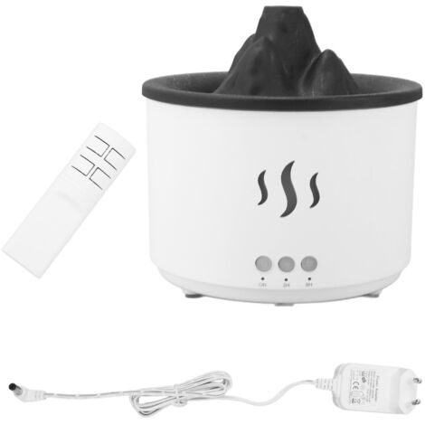 500 ml Ultraschall-Diffusor für ätherische Öle – Vulkan-Design, LED-Beleuchtung, leiser Betrieb, Aromatherapie-Luftbefeuchter – 100–240 V EU-Stecker