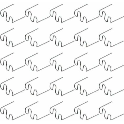 500 Pcs Baguettes de Soudage Agrafe Chaude Réparation Machine en Plastique Soudage Agrafeuse Chaude Voiture Auto Pare-Chocs Réparation Pré Coupe Vague Agrafes 0.6 Mm,de
