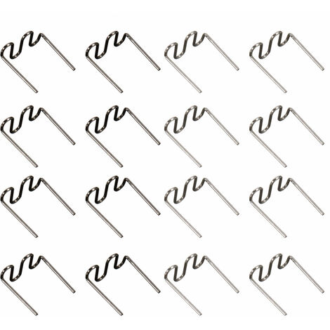 500 pcs Plastique Réparation Machine Soudage Chaud Agrafeuse Pré Découpé Vagues Agrafe 0.6mm/0.8mm Grandes Vagues (0.6mm)