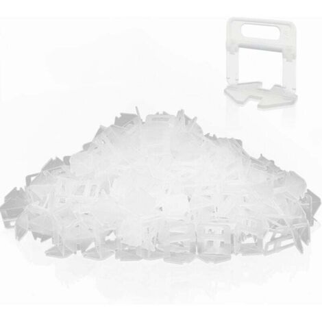 500 Pièces Croisillon Carrelage Autonivelant Kit Système de Nivellement de Carrelage de 2mm Carrelage Croisillon Autonivelant pour Carrelage Carrelage Sol Carreaux de Mur
