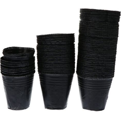 500 Pièces en Plastique Plants Plantes Pots de Pépinière de Semis en Plastique de Départ Plante Pot De Fleur Repiquage Planteur Contenant Starting Plateaux Jardin Outil H140