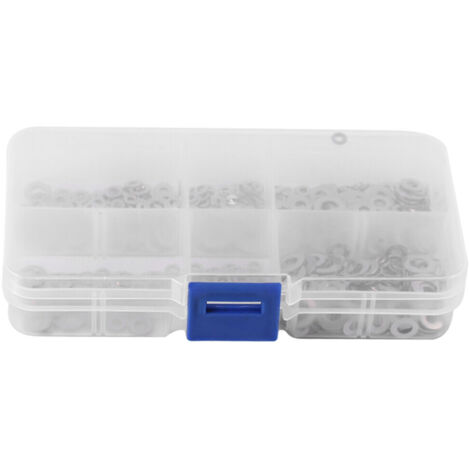 500 pièces kit joints plats inox M1.6 M2 M2.5 M3 M4 M5