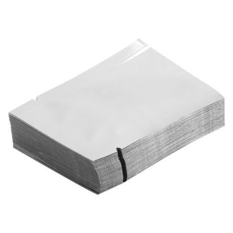 500 sachets d'échantillons refermables en aluminium thermoscellables, format 5 x 7 cm, pour le stockage d'aliments en vrac.