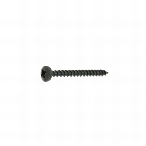 500 vis agglo - tête cylindrique pozidriv acier zingués Noir - Diamètre 4 mm - Longueur 20 mm mm