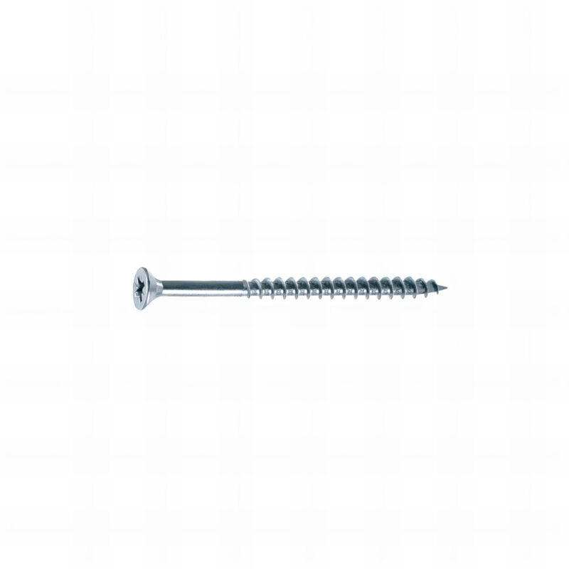 500 vis agglo tête fraisée pozidriv zingués blanc - Diamètre 4 mm - 30/18