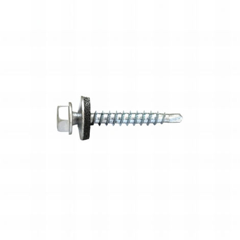 500 Vis autoperceuse acier tête hexagonale DIN7504K Rondelle Etanche D16 - diamètre 6,3 mm - Longueur 25 mm mm - Diamètre 6.3 mm