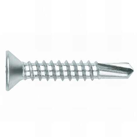 500 vis autoperceuses PH, tête fraisée 5,5 x 19 mm acier zingué pour tôle et PVC - ABP5519 - Index