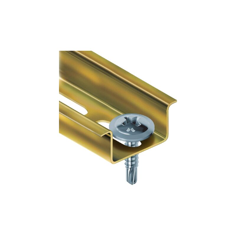 Vis autoperceuses a' tete bombe'e Drillex 4,2x25 mm 500 pcs pour conduits en tole et stratifie's me'talliques sans avant-trou
