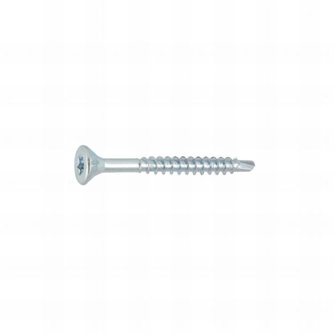 500 Vis Medium tête fraisée Torx acier zingués blanc diamètre 4,0 mm - 40/28