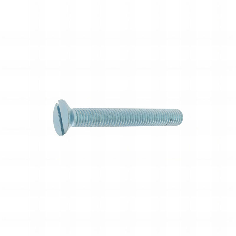 Rotofor - 500 Vis métaux tête fraisée fendue DIN963 acier zingués blanc - diamètre 3 mm - Longueur 8 mm