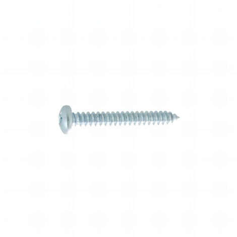 500 Vis tôle tête cylindrique pozidriv/fendue - Acier zingués blanc - diamètre 2,9 mm - Longueur 12,70 mm - Diamètre 2.9 mm