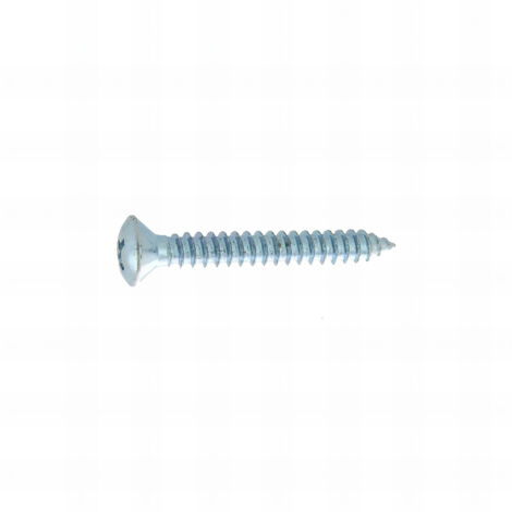 500 Vis tôle tête fraisée bombée DIN7983 acier zingués blanc diamètre 4,2 mm - Longueur 12,70 mm - Diamètre 4.2 mm