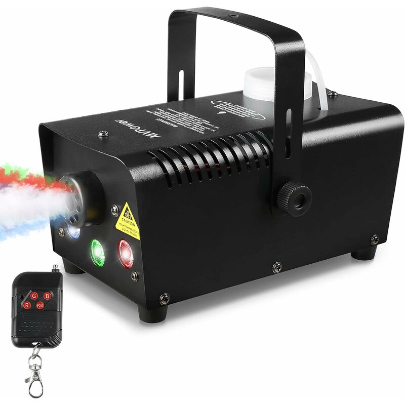 

500 W Máquina de niebla con Magic Ball Light, con Remoto de Cable y Remoto Inalámbrico, para escenarios, fiestas, festivales, bodas, Halloween y