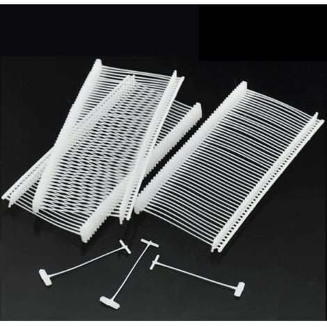 5000 fili bianchi da 50 mm di lunghezza, fili per pallet per pistola per fili per etichette, cartellini e targhette