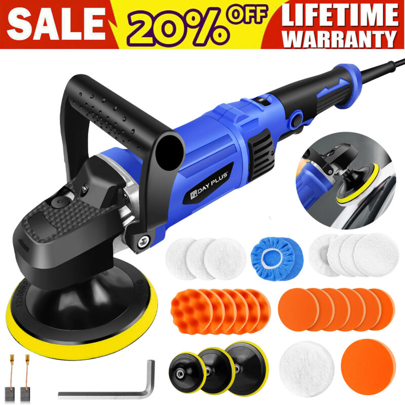 Dayplus - 5000W Polisseuse professionnelle pour voiture Polirger Kit de polissage
