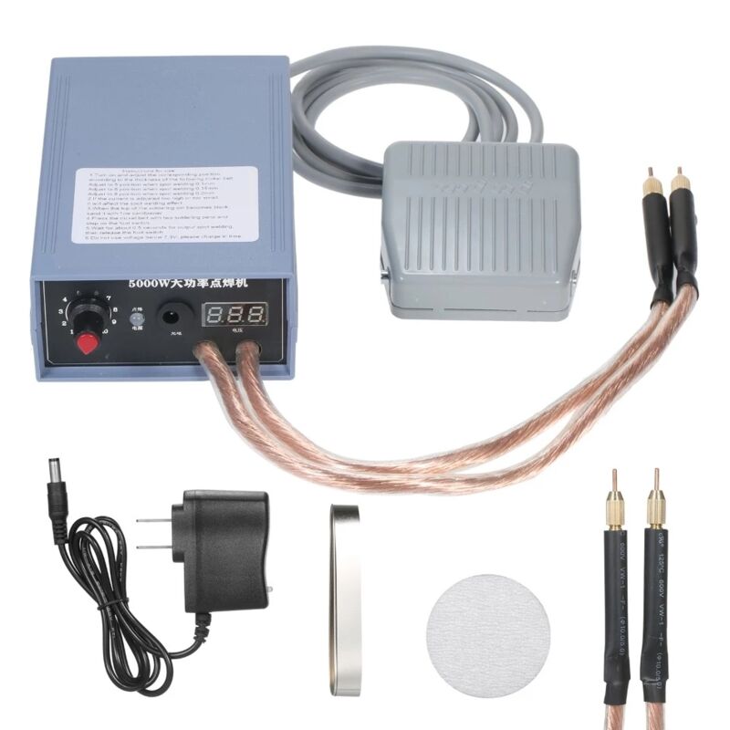 5000W Poste de soudure par point, Machine de soudage par points Pour batterie 18650 - eu Plug