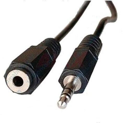 50090 Rallonge Câble Jack 3,5mm Goobay M/F 5m (Noir)