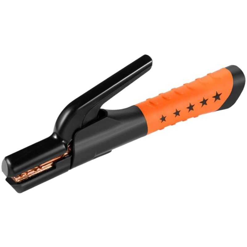 500A Pince d'Électrode de Soudage Support d'Électrode en Cuivre Isolée Porte-Électrode avec Support Anti-Échaudage pour Machine de Soudure Mécanique