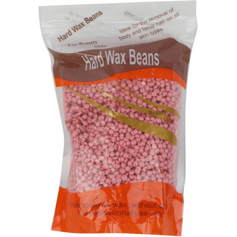 500g Cire Épilation Haricot pour Visage Jambes Aisselles, Cire à Épiler Rose