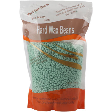 500g Cire Épilation Haricot pour Visage Jambes Aisselles - Épilation Douce Verte