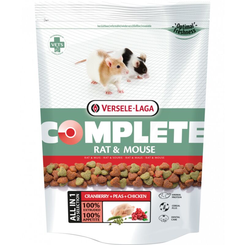 

500G de alimento extruido de alta proteína todo en uno para ratas y ratones
