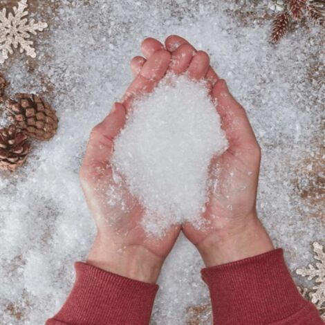 500g White Fine Artificial Christmas Snow