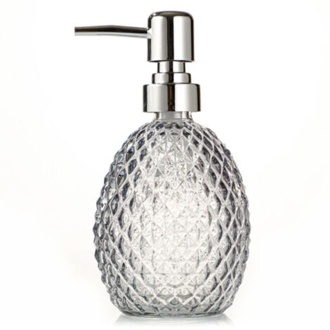 500ml glass soap dispenser, refillable, for bathroom or kitchen