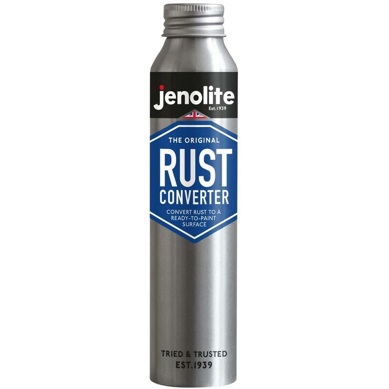 Jenolite - 125ml Original Rust Converter 125ml Convert Rust Into a Ready To Paint Surface One Application Neutralise & Prevent Rust