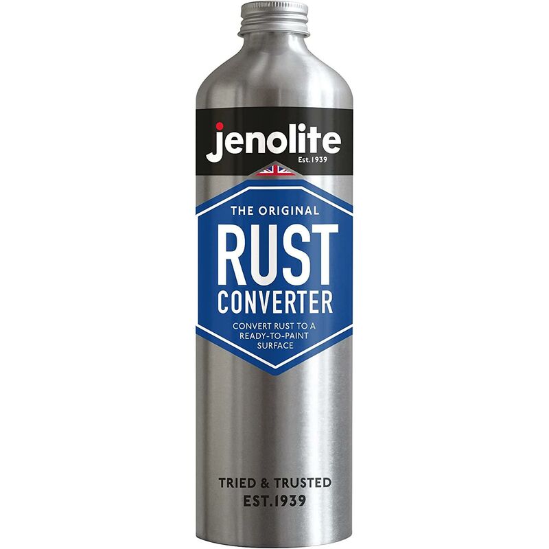 Jenolite - 500ml Original Rust Converter 500ml Convert Rust Into a Ready To Paint Surface One Application Neutralise & Prevent Rust