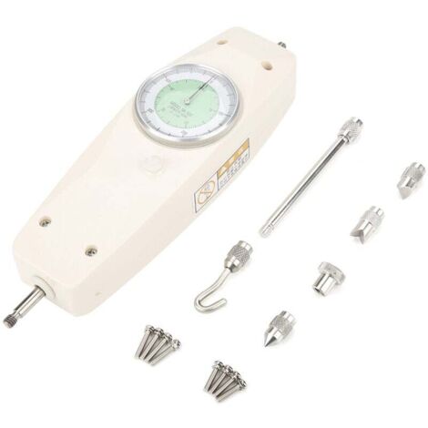 500N Analog Dynamometer Force Measuring Instrument Tester Push Pull Force Gauge Pointer Analog Mechanical Push Pull Force Gauge for Force Measurement MUMU
