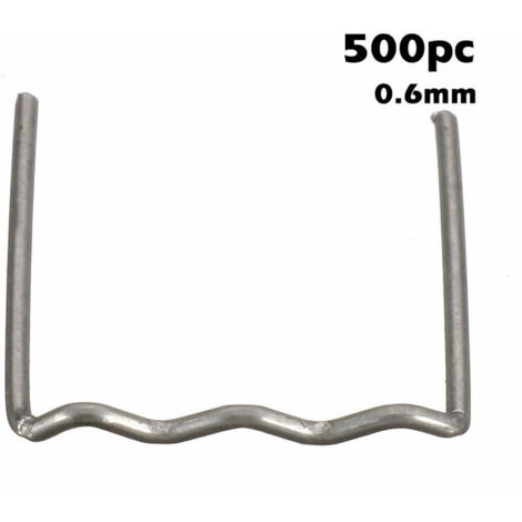500pcs goujons de soudure en plastique pour pare-chocs d'automobile, 500 pcs de 0,6 petite vague de clous a souder 500 pcs de 06 petite vague de clous a souder