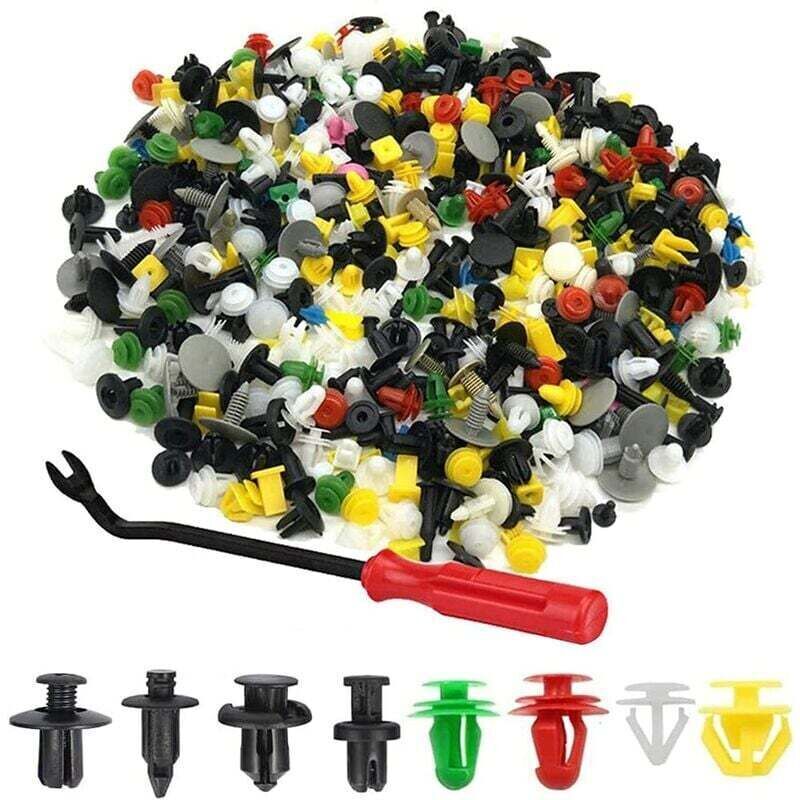 Image of 500pcs Plastic Rivet Clips, Universal Car&hellip;