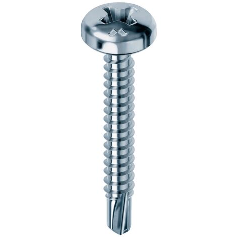 500PZ VITE AUTOPERFORANTE PER FERRO DRILLEX TC ZINCATA  mm. 4,8x16