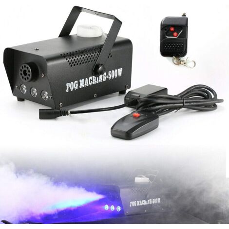 500W LED Rauchmaschine Bühnenlicht + Fernbedienung Nebelmaschine mit Fogger Effekt
