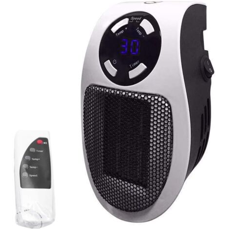 500W Radiateur électrique Portable Radiateur électrique Mini Ventilateur Radiateur Radiateur Bureau Maison Radiateur Mural Machine De Conservation De La Chaleur en Hiver